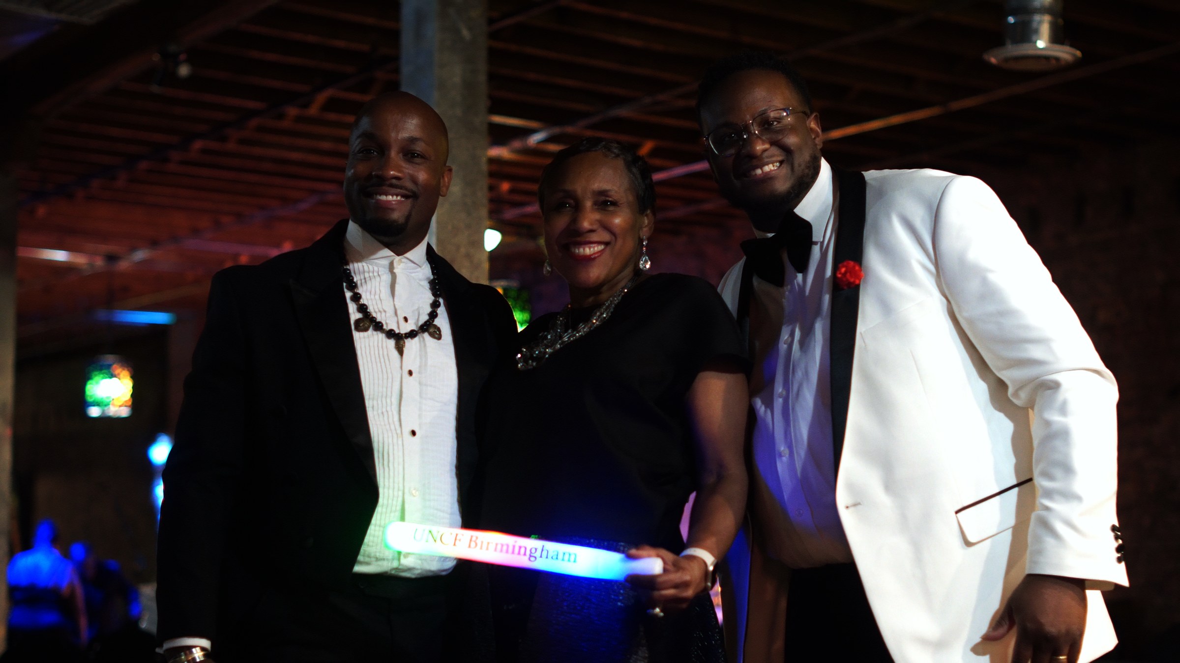 Elias Hendricks with guests after a live Classical Soul event